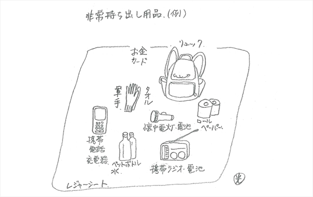 非常持ち出し用品